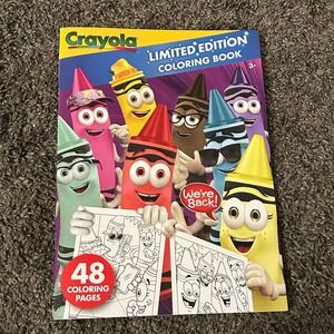 Crayola‎ Limited Edition Coloring Book 48 Pages Kids Retired Crayons